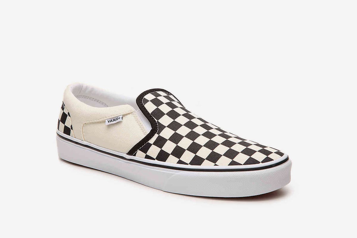 black vans dsw
